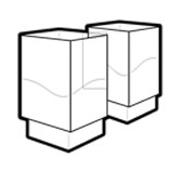 BOX TESSILE RETROILLUMINATO